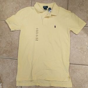 Boys Ralph Lauren Polo shirt in pale yellow